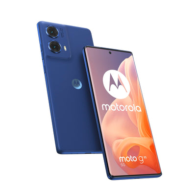 Motorola Moto g85 5G Smartphone (6,67"-FHD+-Display, 50-MP-Kamera, 8/256 GB, 5000 mAh, Android 14) Cobalt Blue, inkl. Schutzcover [Exklusiv bei Amazon]