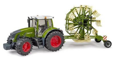 bruder 02216 - Krone Schwader - 1:16 Bauernhof Landwirtschaft Anhänger Feldarbeit Wender Kreiselheuer Stroh Heu Ernte-Arbeit Zubehör Traktor Trecker Schlepper