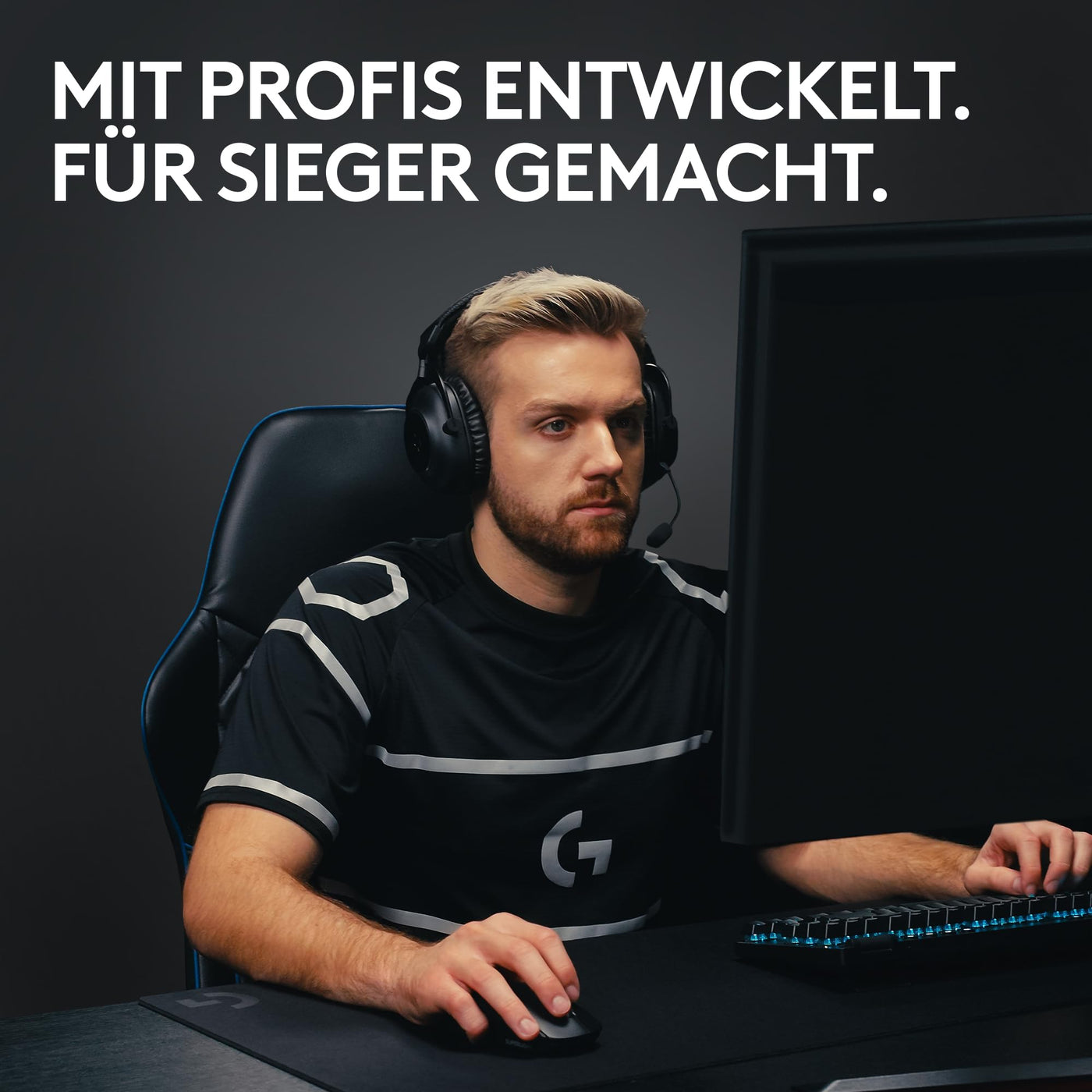 Logitech G PRO X SUPERLIGHT 2 LIGHTSPEED Kabellose Gaming-Maus, Lightweight, 60g, 8K-Abrufrate, LIGHTFORCE Hybrid-Schalter, HERO 2 Sensor, 44K DPI, 5 programmierbare Tasten, USB-C, PC/Mac - Schwarz