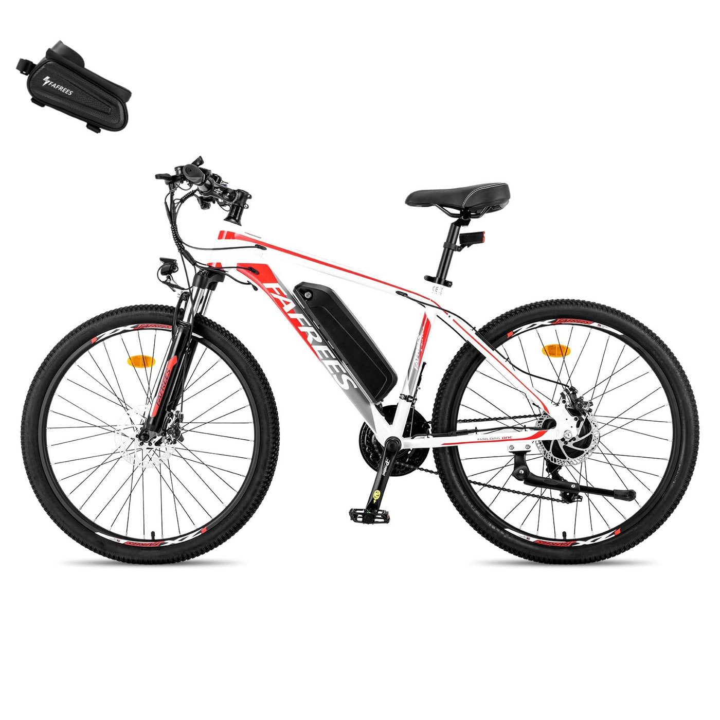 Fafrees Hailong-one E Bike Elektrofahrrad 26 Zoll, e Bike Herren 36V 13AH Akku, MTB E-Fahrrad 250W, City EBike Damen, Max.Reichweite bis zu 45-100km, Weiß