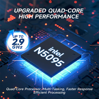 IJKKJI 17 Zoll Laptop, 8 GB RAM 512 GB SSD Laptop mit Celeron Quad Core N5095 (bis zu 2,9 GHz), deutsche Tastatur, IPS FHD-Display, Webcam, Dual-WLAN, Bluetooth 4.2, HDMI, USB 3.0, Typ-C