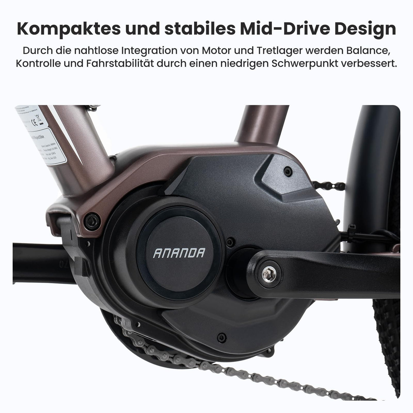 Touroll MA2 27.5'' E-Bike für Erwachsene, Cityräder Elektrofahrrad mit 250W 70N.M Mittelmotor Motor und 36V 468Wh Akku, Reichweite 100km, Hydraulische Scheibenbremse Ebikes für Herren Damen (Grau)