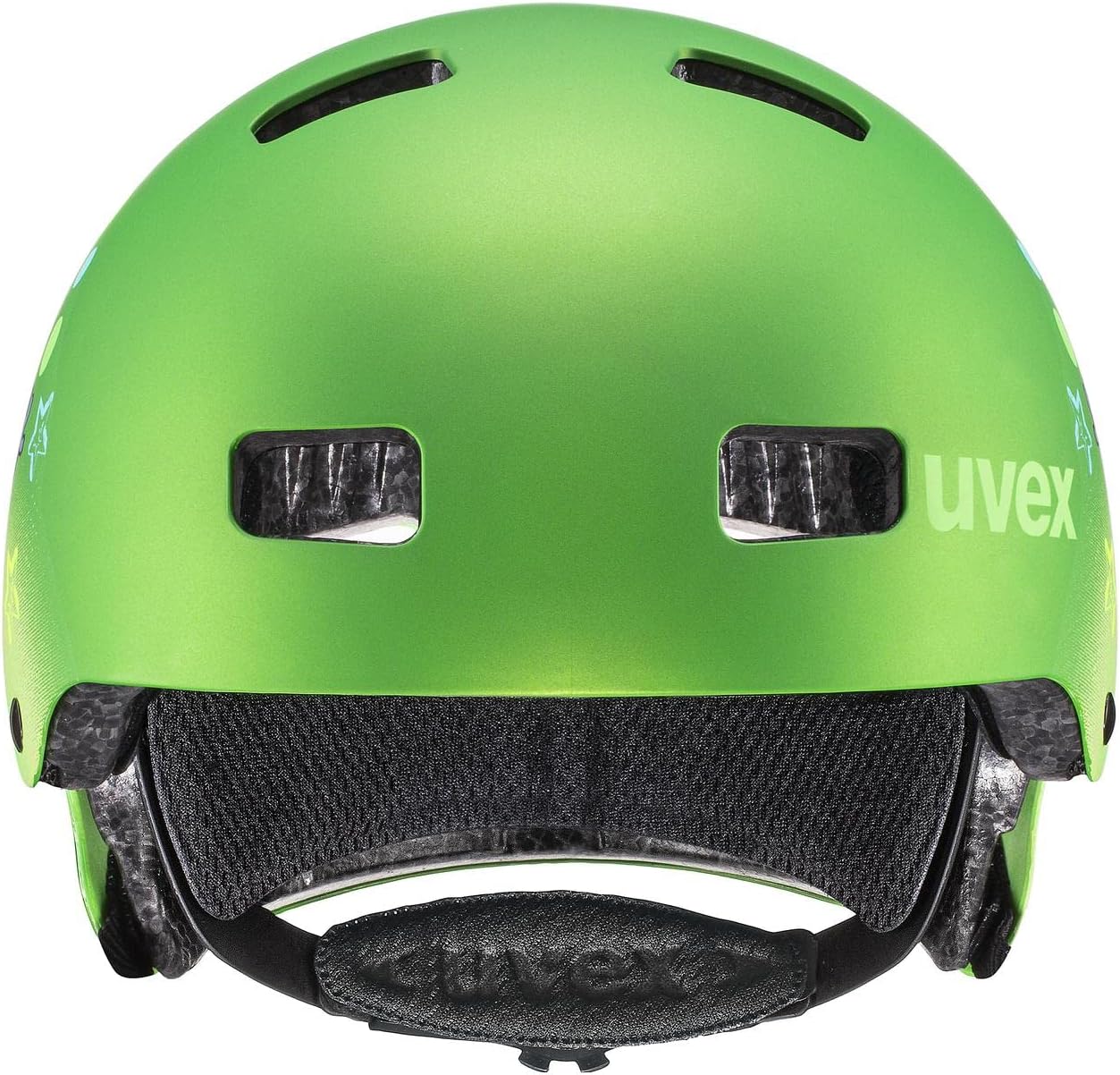 uvex kid 3 cc - robuster Fahrradhelm für Kinder- individuelle Größenanpassung - optimierte Belüftung - green matt - 51-55 cm