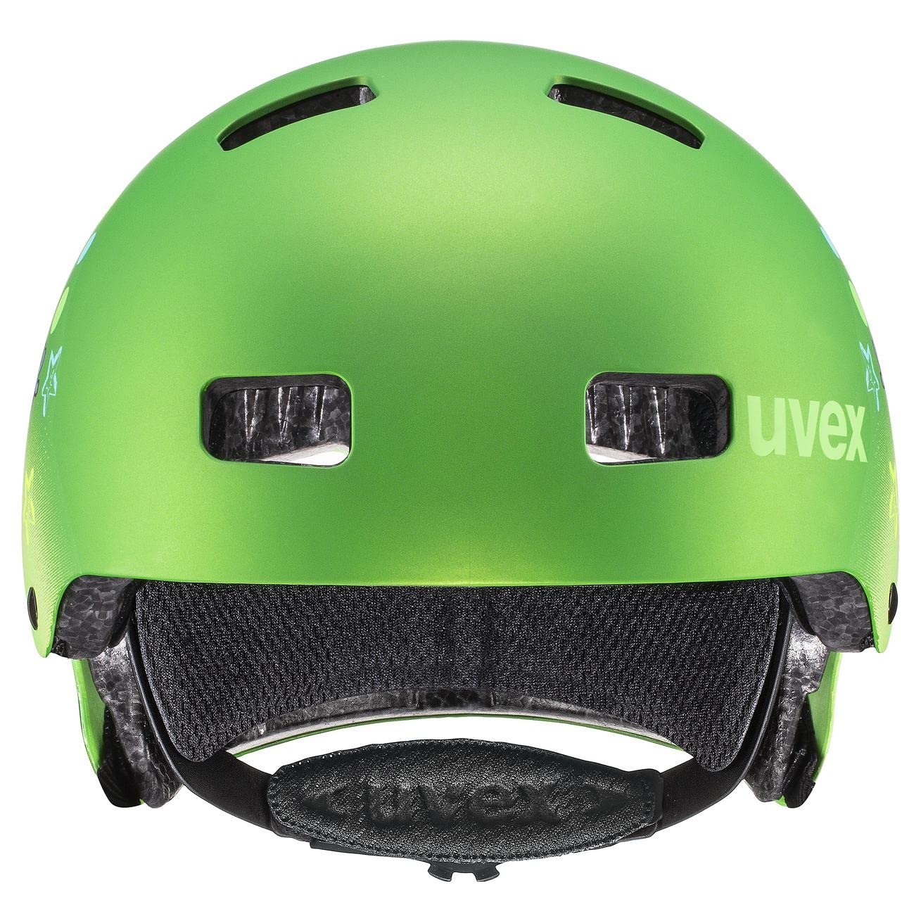uvex kid 3 cc - robuster Fahrradhelm für Kinder- individuelle Größenanpassung - optimierte Belüftung - green matt - 51-55 cm