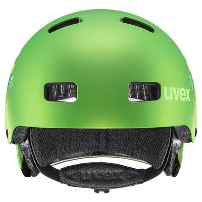 uvex kid 3 cc - robuster Fahrradhelm für Kinder- individuelle Größenanpassung - optimierte Belüftung - green matt - 51-55 cm