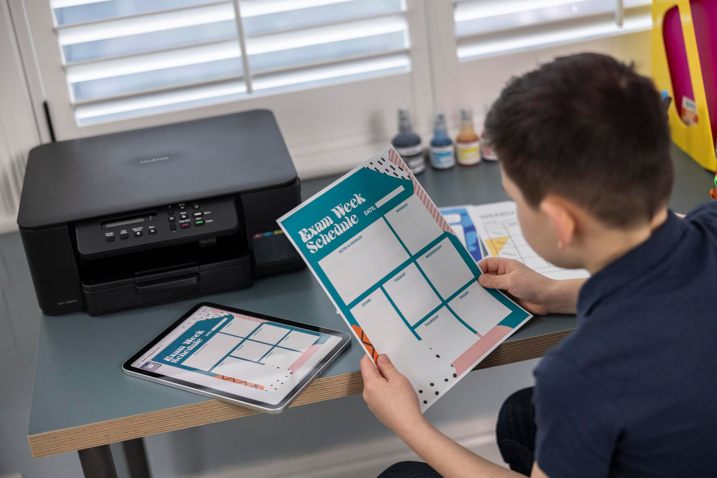 Brother DCP-T580DW 3-in-1 drahtloser Tintentankdrucker (Drucken, Scannen, Kopieren)