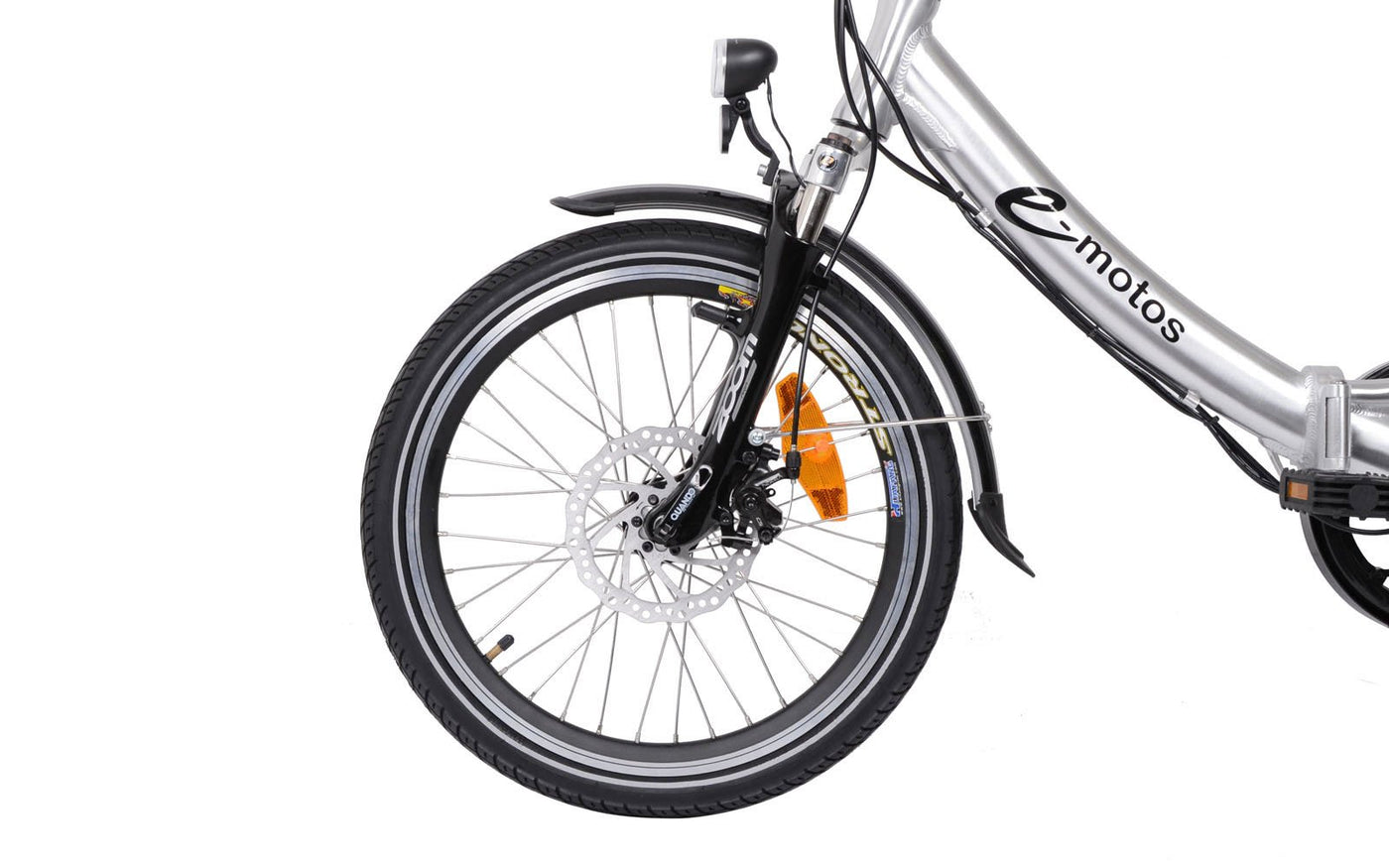 e-motos Alu Pedelec K20 Faltrad Klapprad E-Bike mit Akku (14,50Ah)