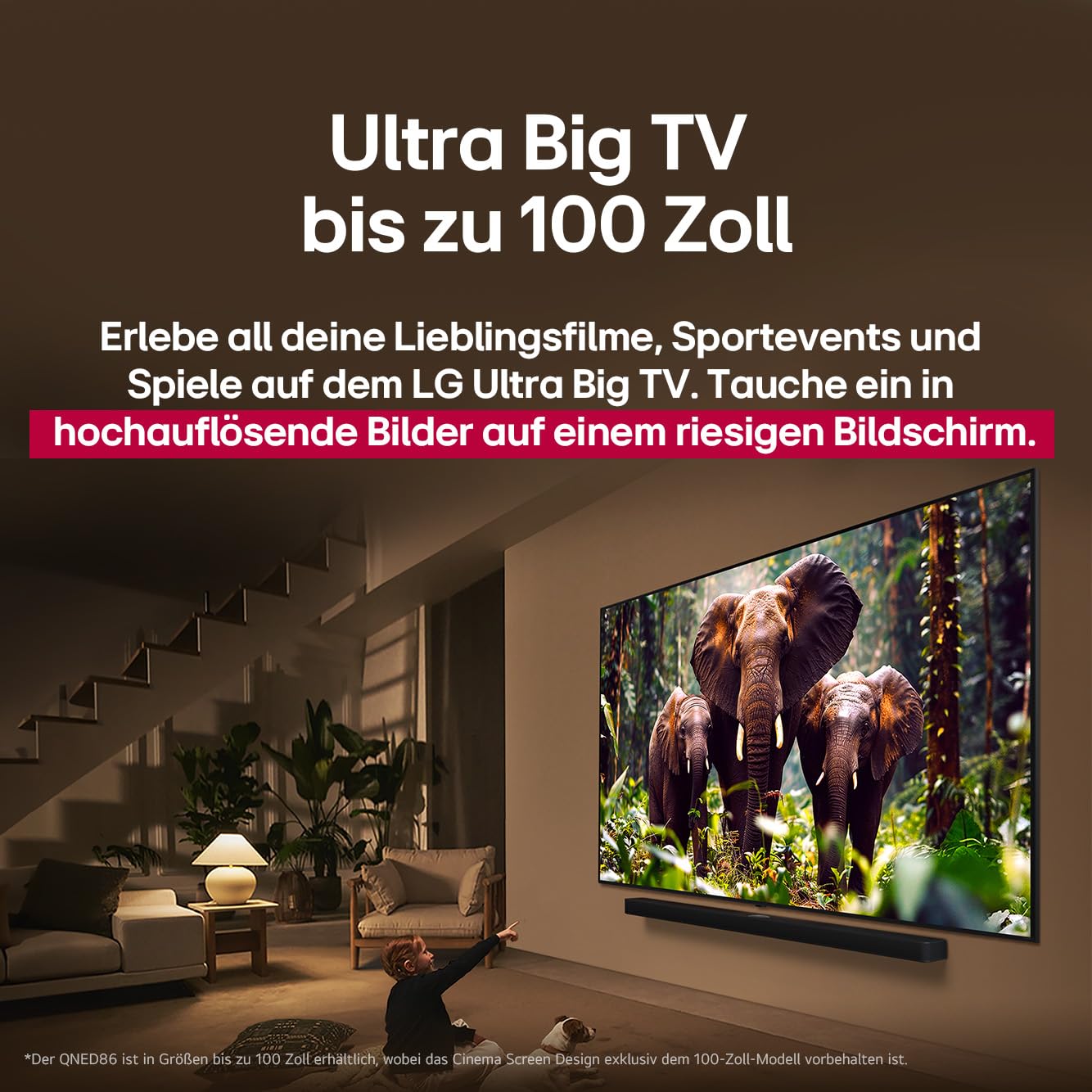 LG 50QNED86A6C TV 50 Zoll (127 cm) 4K QNED evo AI TV (α7 Gen8 4K AI Prozessor, webOS 25, 60Hz) [Modelljahr 2025]