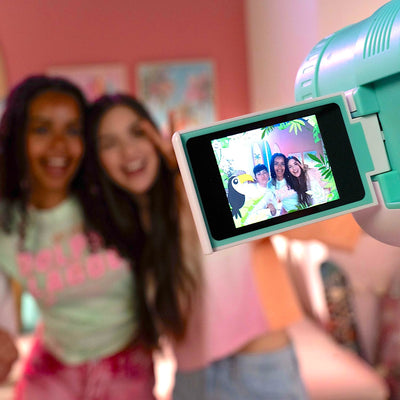 Canal Toys Video Creator – Projektorkamera mit 16 GB Speicherkarte & Cast-Funktion - Camcorder mit Projektor & LCD-Display - für Kinder ab 8 Jahren - kompakt & leicht