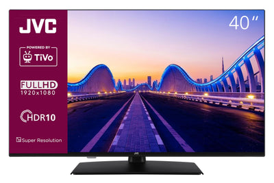 JVC Fernseher 40 Zoll Smart TV powered by TiVo (Full HD, HDR, Triple-Tuner, 6 Monate HD+ inkl.) LT-40VF5355
