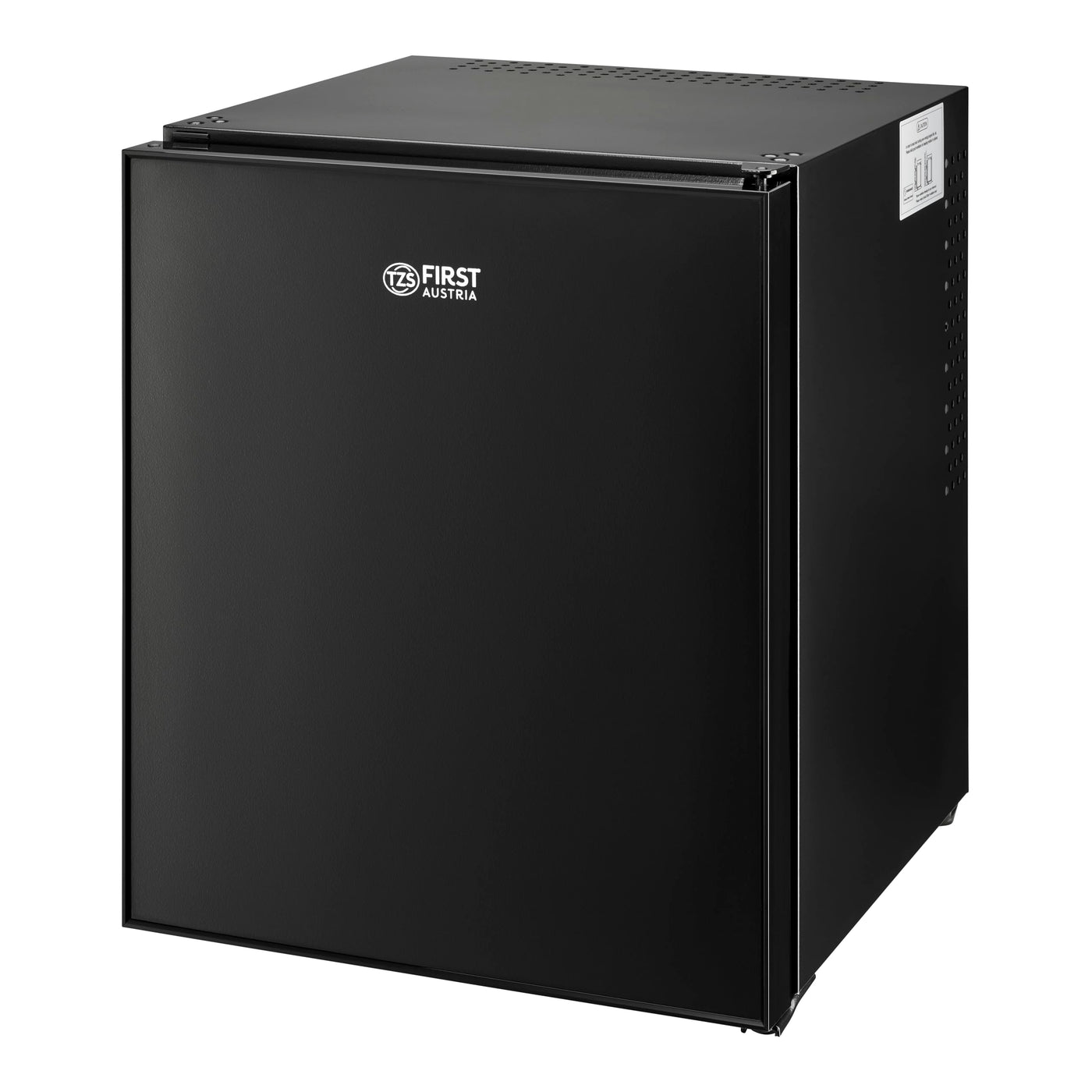 TZS First Austria lautloser Minikühlschrank | Getränkekühlschrank | Minibar | Wechselbarer Türanschlag | LED-Licht | ohne Gefrierfach | Glasdesign | 40L