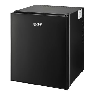 TZS First Austria lautloser Minikühlschrank | Getränkekühlschrank | Minibar | Wechselbarer Türanschlag | LED-Licht | ohne Gefrierfach | Glasdesign | 40L