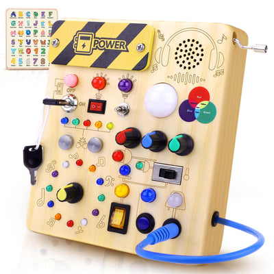 Busy Board Montessori Spielzeug ab 1 Jahr Kinder Lernspielzeug für 1 2 3 Kleinkinder, Sensorisches Spielzeug für Jungen & Mädchen