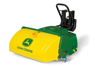 Rolly Toys 409716 rollyTrac Sweeper John Deere, Kehrmaschiene für Traktor rollyJunior, rollyFarmtrac, rollyFarmtrac Classic, rollyFarmtrac Premium, rollyX-Trac, rollyTruck (Unimog), ab 3 Jahren