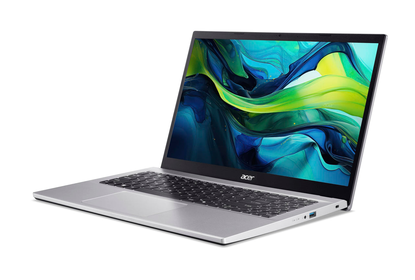 Acer Aspire Go 15 (AG15-42P-R8SZ) Laptop | 15,6" FHD IPS Display | AMD Ryzen 7 5825U | 16 GB RAM | 512 GB SSD | AMD Radeon Grafik | Windows 11 | QWERTZ Tastatur | Silber