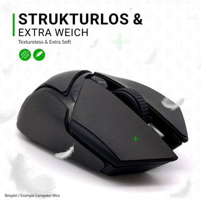 SensoryBoost Grip Tape Set für Logitech G PRO X Superlight 1 & 2 (+ extra Grip-Pad) Schweißabsorbierend, extrem rutschfest, Ultradünn (0.5mm) Selbstklebend & Rückstandsfrei - Gaming Maus Zubehör