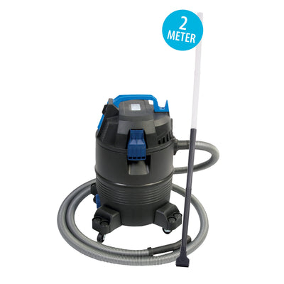 AquaForte Nass-/Trockensauger - 1400 w - Kunststoffbehälter - 35 l - 4 m Schlauch - Teich- und Poolreinigung, Schwarz
