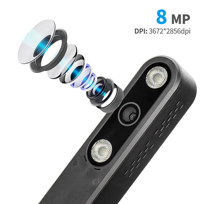 NETUM Dokumentenkamera & Scanner, Buchscanner Capture Größe A4, 8MP USB Dokumentenkamera mit Autofokus, mehrsprachiger OCR, kompatibel mit Windows (SD-2000NC)