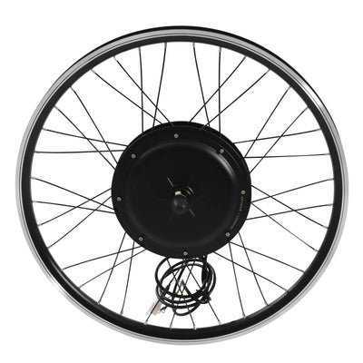 GramStudio 26 Zoll Ebike Umbausatz, 48V 1000W E-Bike Vorderrad Umbausatz Kit, Electric Bicycle Nachrüstsatz, 440RPM, 55km/h, 45N. M, Brushless Motor (Reifen Nicht Enthalten)