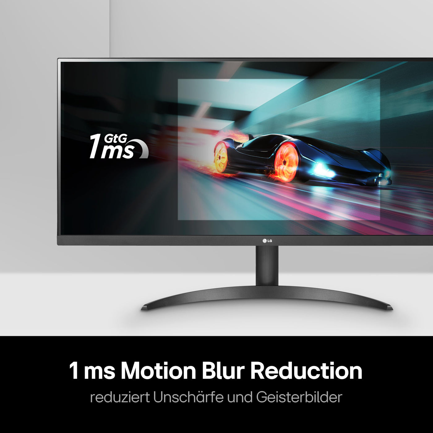 LG Electronics 34WQ500-B UltraWide™ Full HD 34" (87cm), 2560 x 1080, 21:9, AMD FreeSync™, HDR10- and VESA DisplayHDR™ 400, IPS with sRGB 99% (Typ.), Waves MaxxAudio®, 5ms GtG - Schwarz