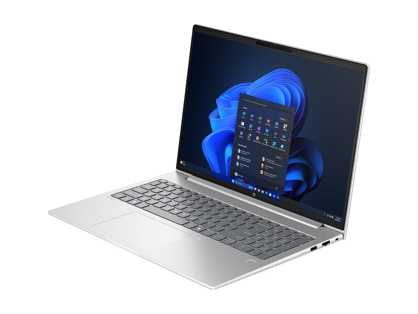 HP ProBook 4 16 G1i Notebook AI - 177°-Scharnierdesign - Intel Core Ultra 7 255H / 2 GHz - Win 11 Pro - GeForce RTX 3050-32 GB RAM - 1 TB SSD NVMe - 40.6 cm (16") IPS 1920 x 1200 - Wi-Fi 7