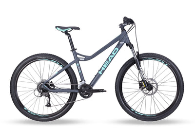 HEAD Women's Tacoma 2.0 Mountain Bike, Matt Grey/Mint, 44