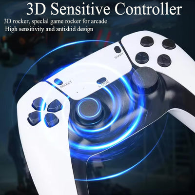 Whatsko 2025 Upgrade Retro Konsole Spielkonsole Game Stick, M15 Plus Konsole 20000+ Spielen 23 Emulator, HDMI Plug and Play TV Video Game Stick 4K mit 2 Wireless Controllern, Geschenk für Familien