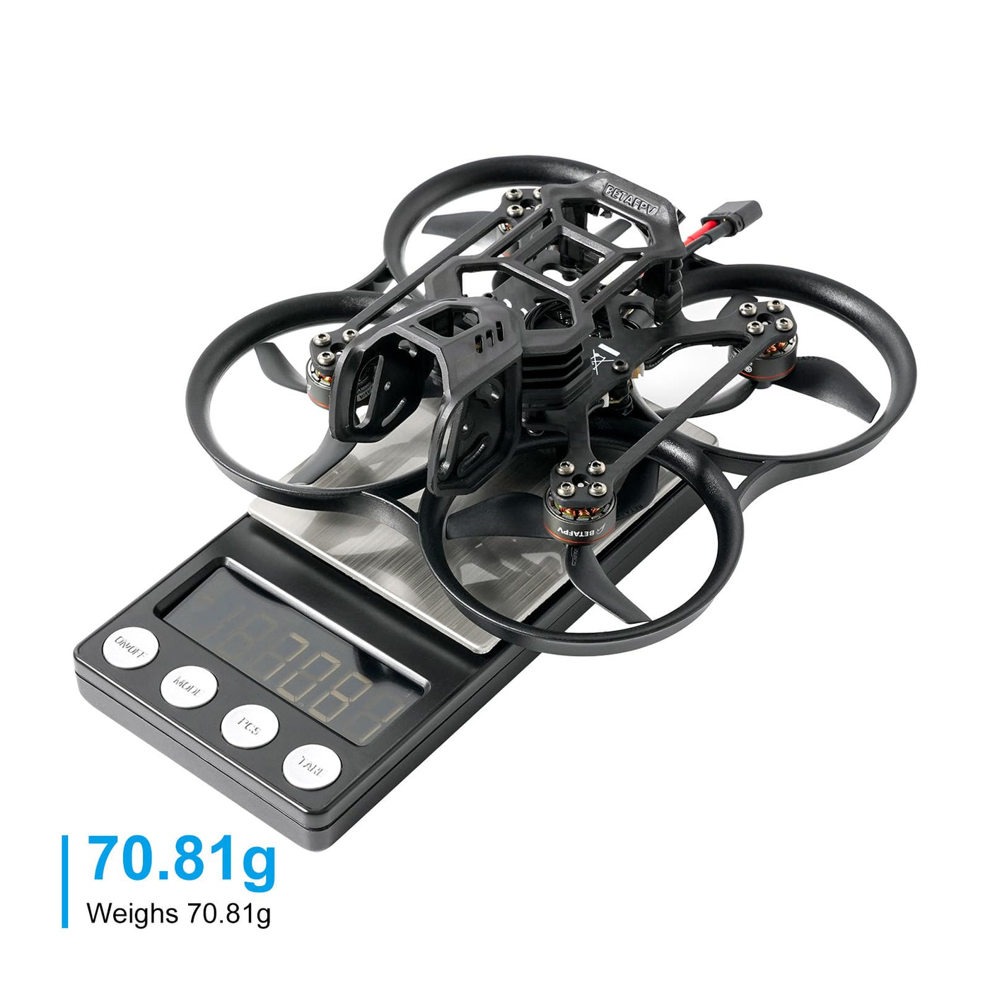 BETAFPV Pavo20 Pro Bürstenlos Whoop Quadrocopter mit HD Digital Halterung, kompatibel mit O4 Air Unit Pro, mit 1104 7200KV Motor, F4 2-3S 20A FC, COB LED-Streifen für FPV Freestyle Shooting