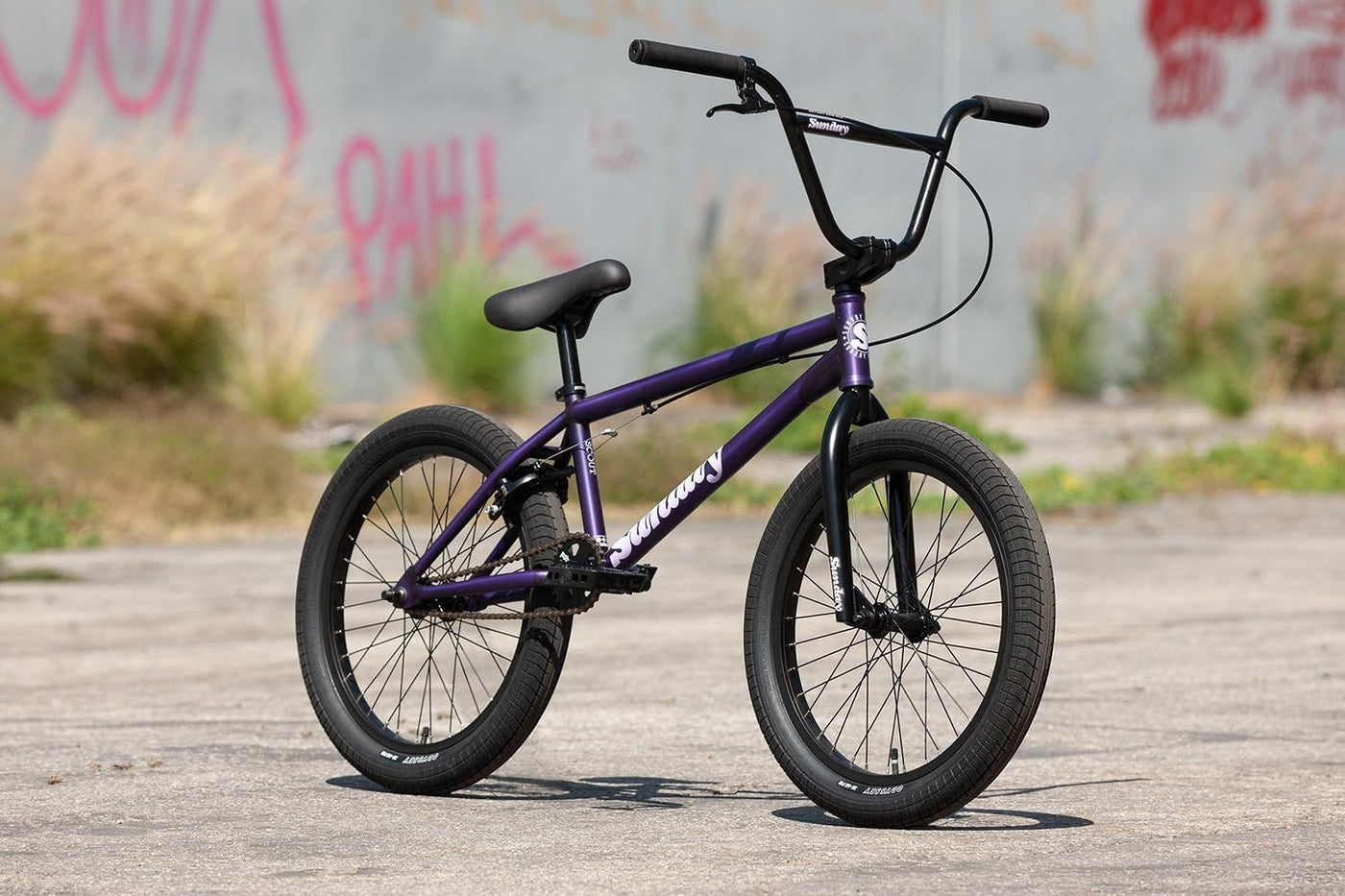 SUNDAY 2022 Scout 20 Zoll Komplettfahrrad Matt Translucent Purple 20.75TT