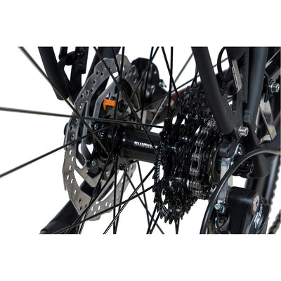 Airtracks Herren Trekking Fahrrad 28 Zoll Trekkingbike TR.2830 Trekkingrad Bike City 24 Gang Shimano ALIVIO RD-M3100 SGS Kettenschaltung Nabendynamo Schwarz Matt - Herren 56cm Körpergröße 175-185cm