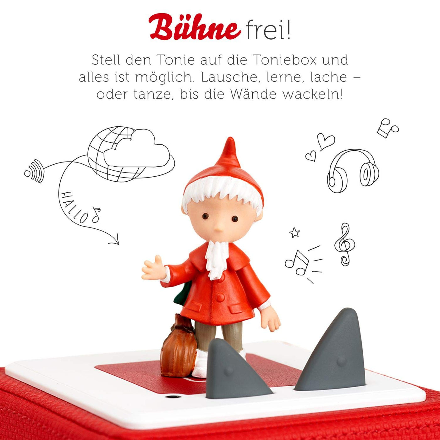 tonies Hörfiguren für Toniebox, Unser Sandmännchen – Nachts, wenn Alles schläft, Hörspiel mit Liedern für Kinder ab 3 Jahren, Spielzeit ca. 57 Minuten