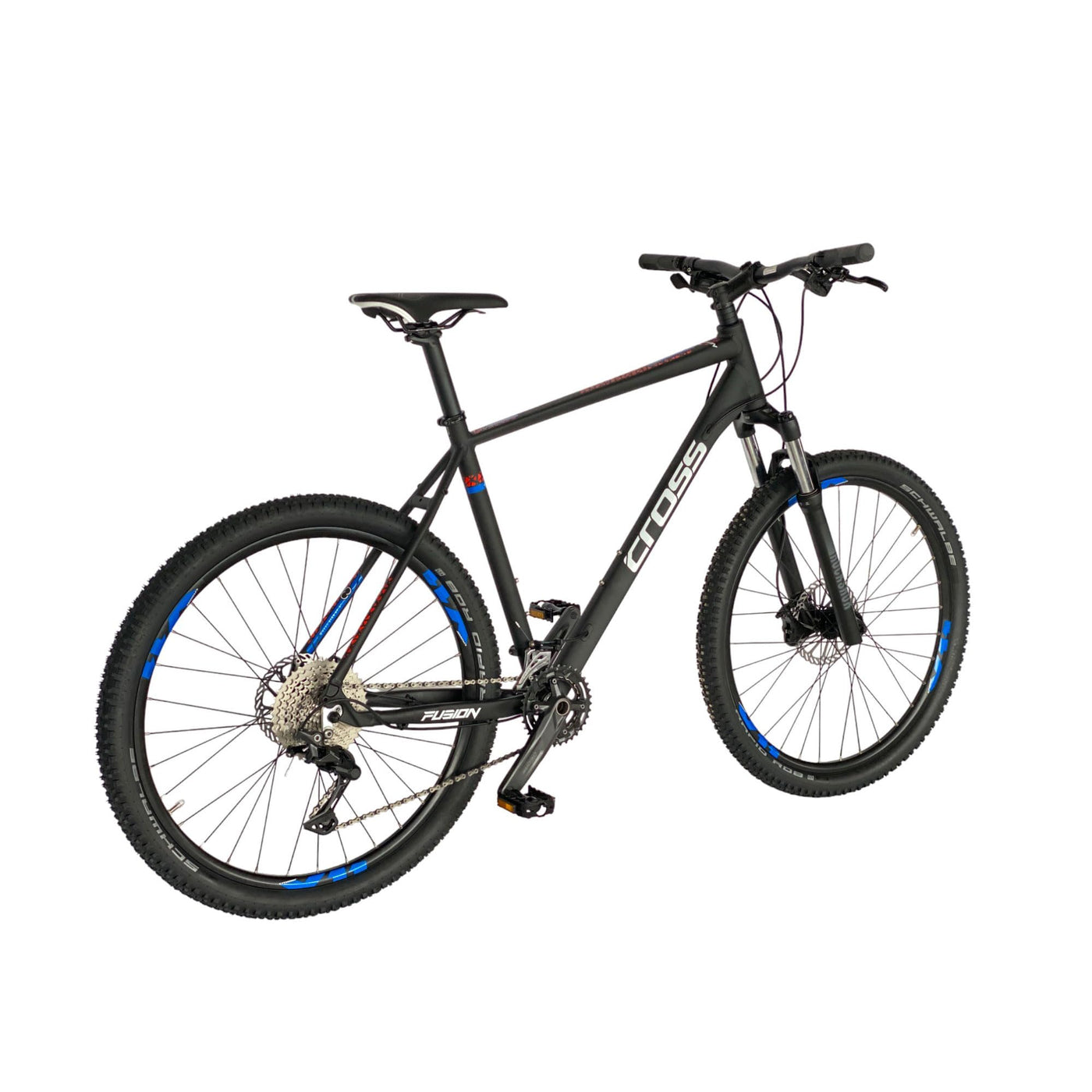 Airtracks 27,5 Zoll Mountainbike Herren MTB Fahrrad Hardtail Fusion X Shimano 2x10 Deore RD-M46100 SGS - ROCKSHOX Judy - Rahmenhöhen 46, 50 und 54 - Modelljahr 2024 (54cm (Körpergröße 185-195cm))
