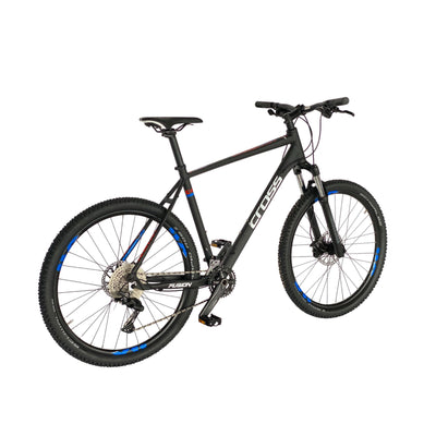 Airtracks 27,5 Zoll Mountainbike Herren MTB Fahrrad Hardtail Fusion X Shimano 2x10 Deore RD-M46100 SGS - ROCKSHOX Judy - Rahmenhöhen 46, 50 und 54 - Modelljahr 2024 (54cm (Körpergröße 185-195cm))