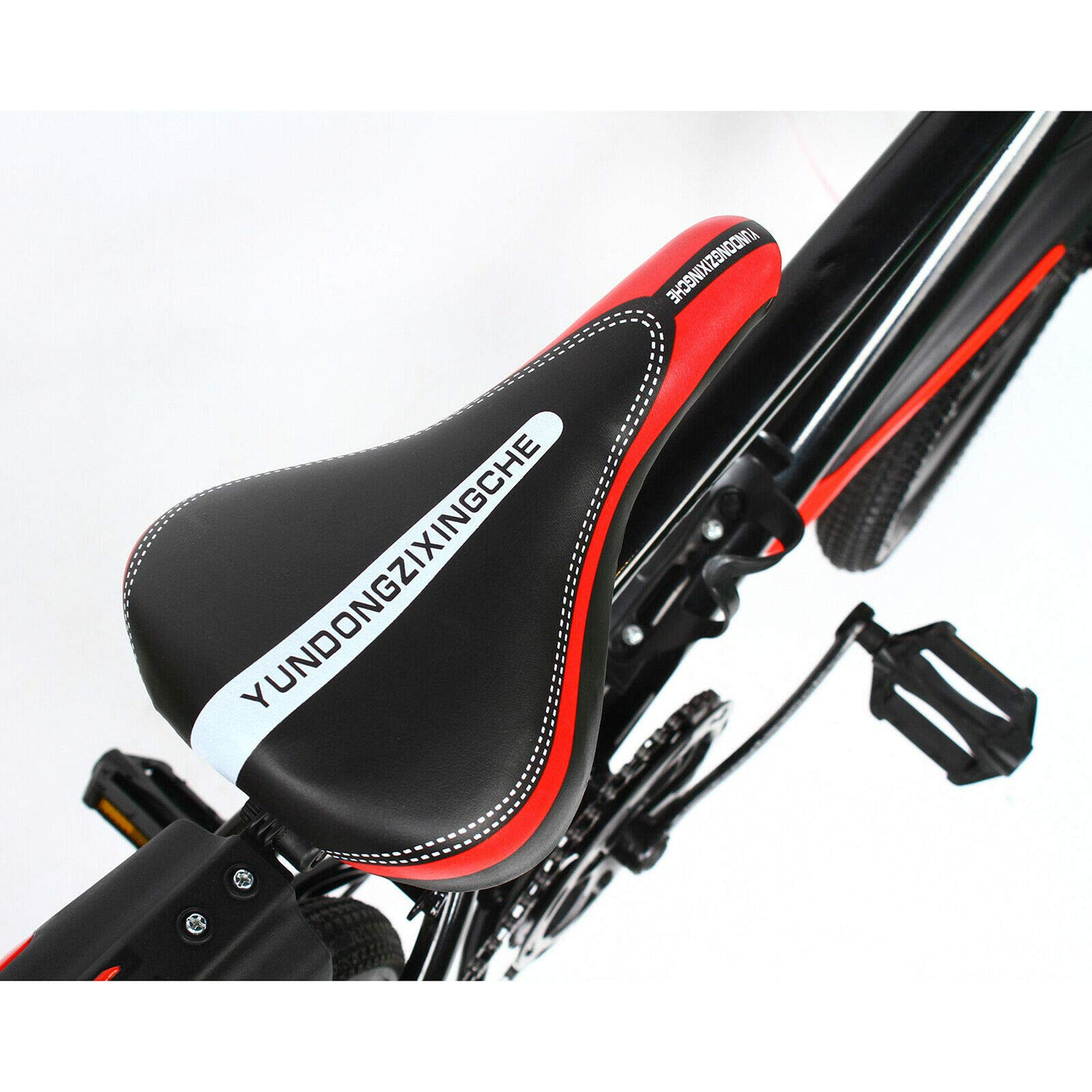 Lightakai Kinderfahrrad 20 Zoll, Mountainbike 6 Gang MTB Bike, Hartstahl Fahrrad Mit Doppelscheibenbremse für Mädchen Jungen (Rot)