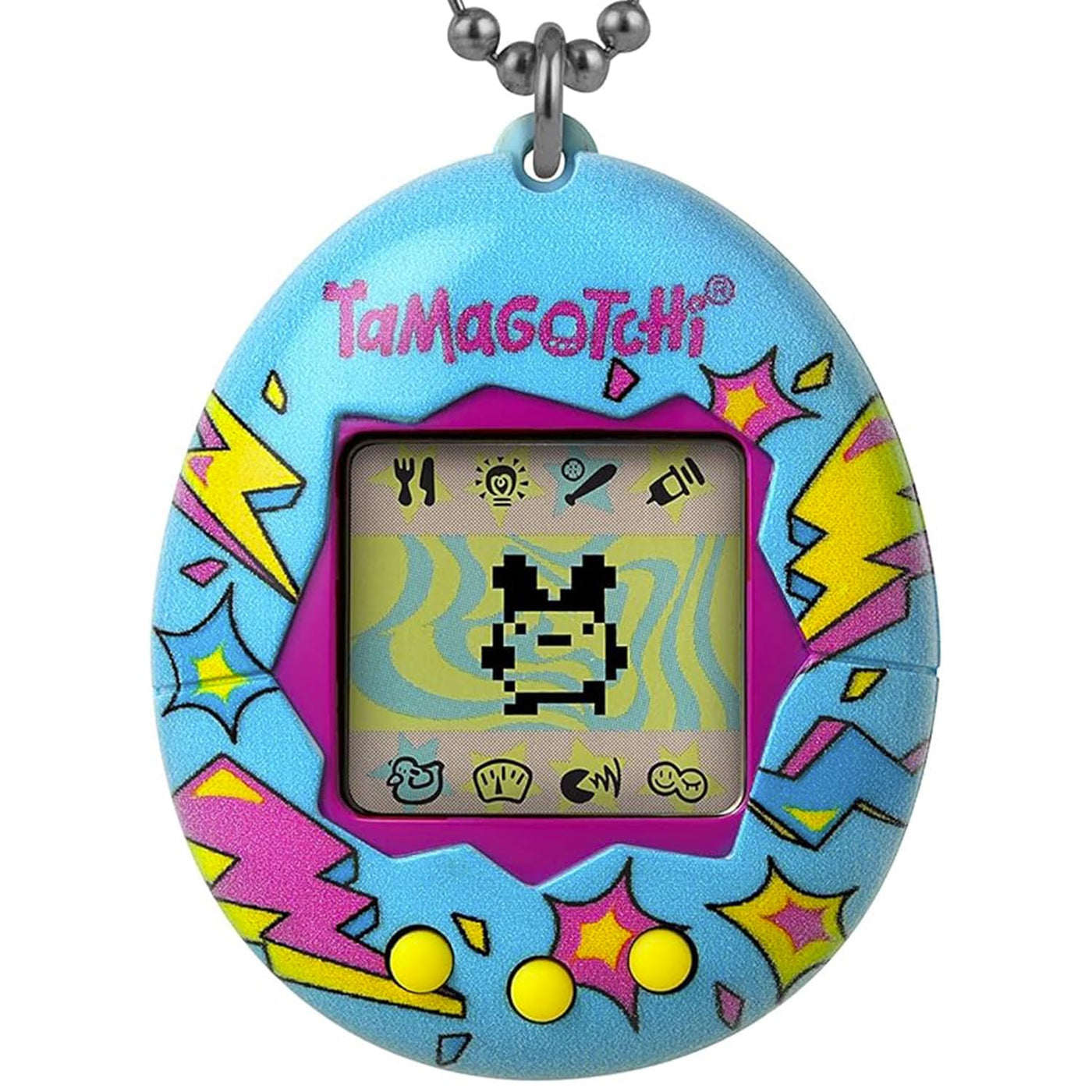 Bandai - Tamagotchi - Tamagotchi Original - Lightning - Elektronisches virtuelles Tier mit Farbdisplay, 3 Tasten und Spielen - Interaktives Tier auf Deutsch - Kinderspielzeug ab 8 Jahren - 42923
