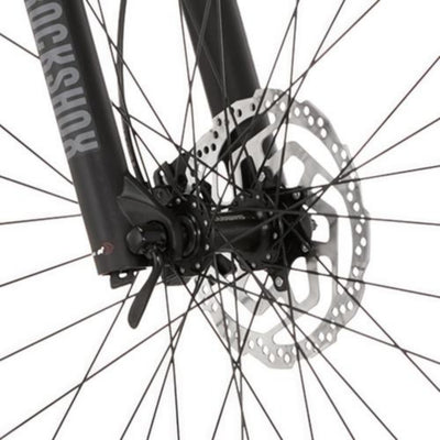 FISCHER E-Mountainbike MONTIS 8.0i, Elektrofahrrad für Damen und Herren, RH 49 cm, Mittelmotor 90 Nm, 36 V Akku, Gelb