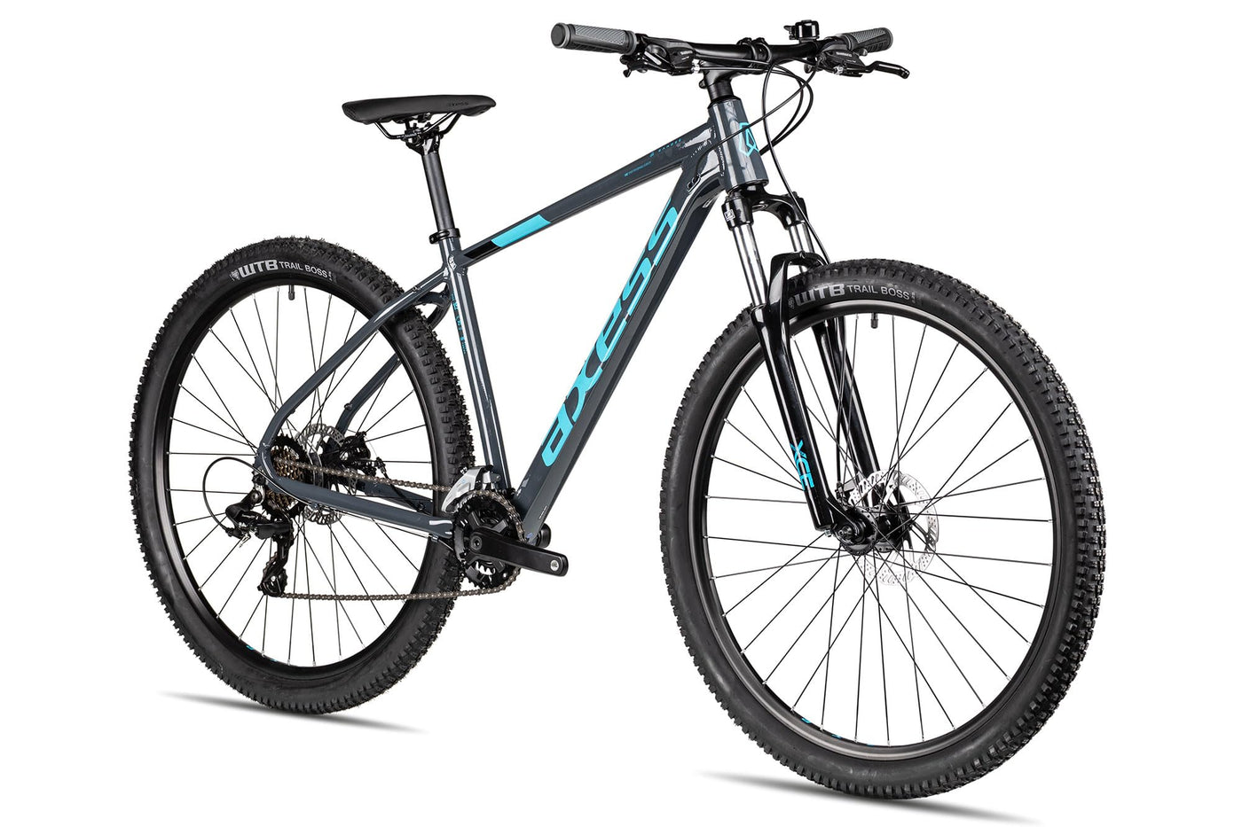 Axess Sandee Mountainbike | MTB-Hardtail | 14-Gang Schaltung | Mechanische Scheibenbremsen, Farbe:Grey, Rahmengröße:21 Zoll, Laufradgröße:29 Zoll
