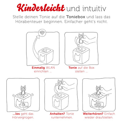 tonies Hörfigur für Toniebox, Sesamstraße – Ernie, Hörspiel mit Liedern für Kinder ab 3 Jahren, Spielzeit ca. 45 Minuten