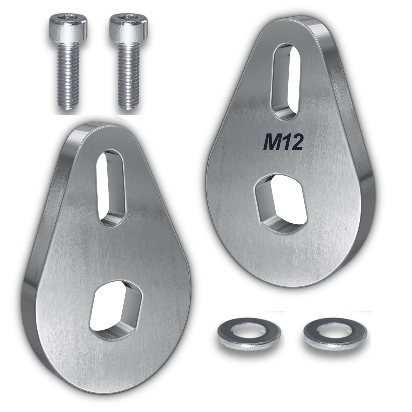 E Bike Power UK EBike Drehmomentarm Set Universal M12 Elektrofahrrad E Bike Hinterachse 6mm dick aus Edelstahl Anzug 250W 350W 500W 750W1000W 2000W Motoren