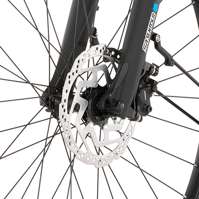 FISCHER E-Bike Trekking VIATOR 4.2i, Elektrofahrrad für Damen und Herren, RH 50 cm, Mittelmotor 80 Nm, 36 V Akku, schwarz matt