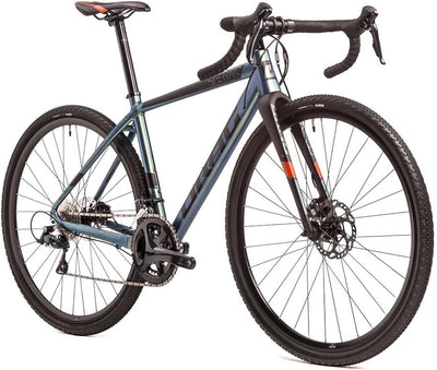 Airtracks 28 Zoll Herren Gravel Bike STERRATO 5.0 Fahrrad mit 2 x 9 Gang Shimano SORA RD-R3000-18 Gang- UD Carbon Gabel - UD Carbon Gabel - 55cm (Körpergröße 175-188cm)