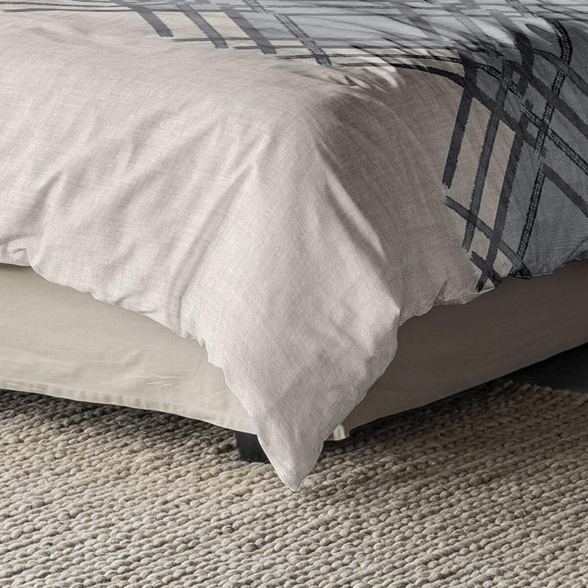 Irisette Edel-Feinbiber Bettwäsche Koala grau 8529 1 Bettbezug 135 x 200 cm + 1 Kissenbezug 80 x 80 cm