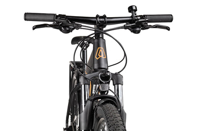 Axess Sandee DX ATB Mountainbike | MTB-Hardtail | 16-Gang Schaltung | hydraulische Scheibenbremsen | Straßenausstattung, Farbe:matt Black, Rahmengröße:16 Zoll