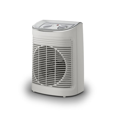 Rowenta Instant Comfort Aqua Heizlüfter, Zwei Heizstufen, Lüfterfunktion, Regulierbarer Energieverbrauch, Leise, Elektroheizung, Hellgrau, SO6510F2, 1200 - 2400w