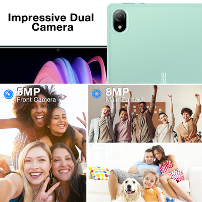 DOOGEE U10 2025 Neueste Tablet 10 Zoll Android 14 Tablet 128GB ROM (1TB TF) 9GB RAM, WIFI6, Widevine L1, BT 5.0, 1280 * 800 IPS HD, OTG, Type C, 5060mAh, 5MP+8MP
