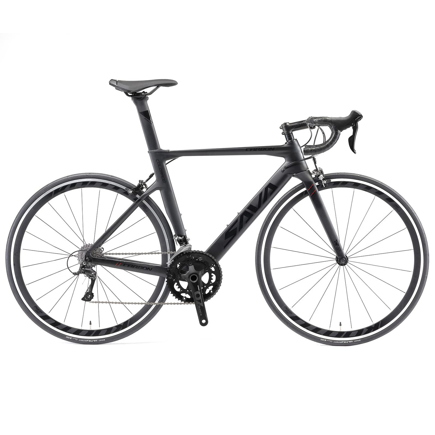 SAVADECK Rennrad Carbon, Warwind3.0 rennrad Herren 700c Carbon Rahmen,Gabel und Sattelstütze mit Shimano SORA R3000 18 Gänge Fahrrad Carbon rennrad für Herren Damen und Jungen (Schwarz, 56cm)
