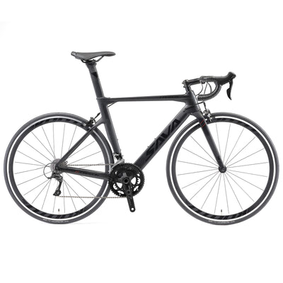 SAVADECK Rennrad Carbon, Warwind3.0 rennrad Herren 700c Carbon Rahmen,Gabel und Sattelstütze mit Shimano SORA R3000 18 Gänge Fahrrad Carbon rennrad für Herren Damen und Jungen (Schwarz, 56cm)