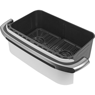 Ninja AF500EUWH Foodi FlexDrawer Heißluft-Fritteuse weiß
