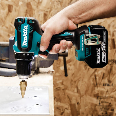 Makita DDF485RTJ Akku-Bohrschrauber 18, 0V, Blau/Silber