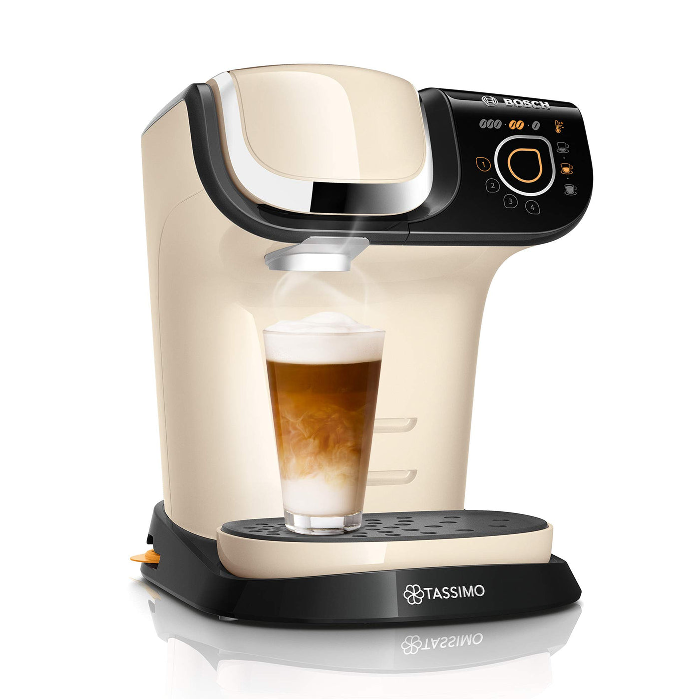 Bosch Tassimo My Way 2 Kapselmaschine TAS6504 Kaffeemaschine by, Wasserfilter, über 70 Getränke, Personalisierung, vollautomatisch, einfache Zubereitung, 1.500 Watt, 1,3 Liter, weiß